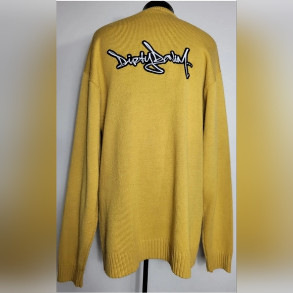 Ruff Ryders DMX Dirty Denim Gold Sweater Sz 3XL Designer Jeans Riders Vintage - Picture 3 of 4
